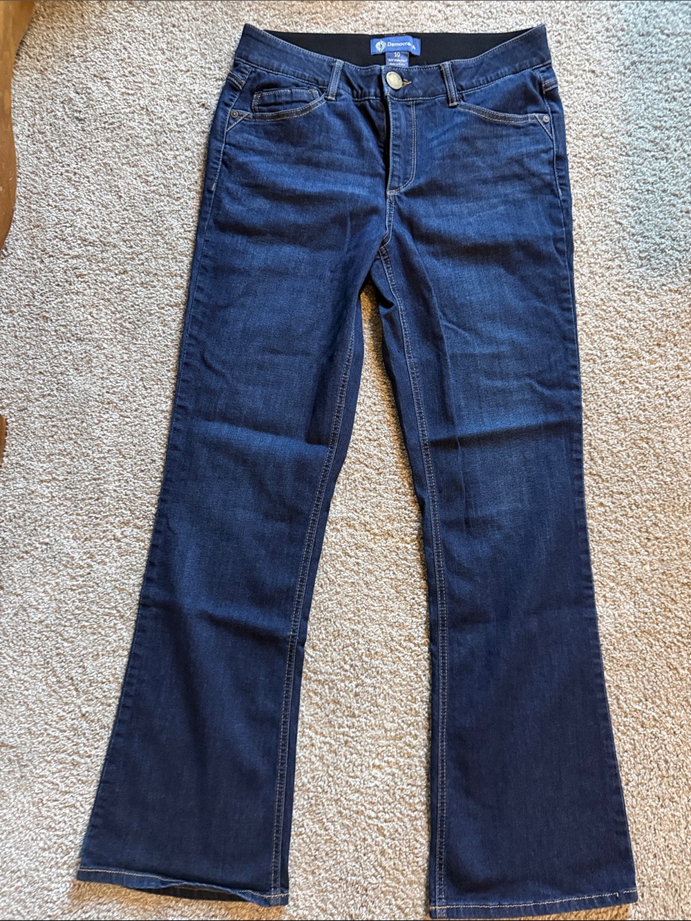 Democracy Women's Dark Indigo Flare Jeans